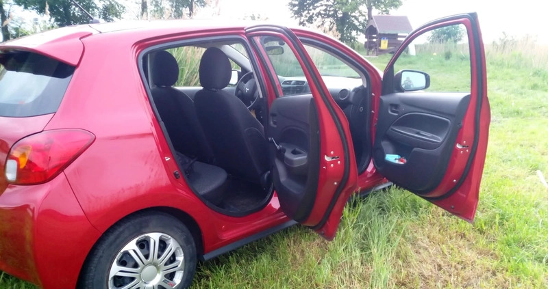 Mitsubishi Space Star cena 20000 przebieg: 44000, rok produkcji 2015 z Goniądz małe 11